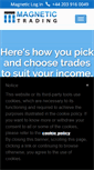 Mobile Screenshot of magnetictrading.com